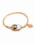 GAS BIJOUX - Bracelet SCARAMOUCHE émail doré à l'or fin