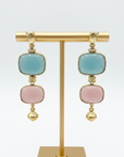 GAS BIJOUX - BOUCLES D'OREILLES SILENE dorées à l'or fin