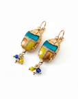 GAS BIJOUX - BOUCLES D’OREILLES SCARAMOUCHE dorées à l’or fin