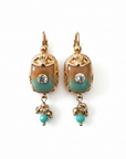 GAS BIJOUX - BOUCLES D’OREILLES SCARAMOUCHE dorées à l’or fin