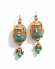 GAS BIJOUX - BOUCLES D’OREILLES SCARAMOUCHE dorées à l’or fin