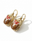 GAS BIJOUX - BOUCLES D’OREILLES SCARAMOUCHE dorées à l’or fin