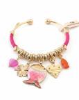 GAS BIJOUX - BRACELET ZANCHA DORE - FUSCHIA