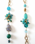 GAS BIJOUX - SAUTOIR VICTORIEN DORÉ - TURQUOISE