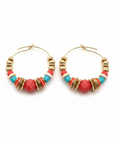 GAS BIJOUX - BOUCLES D'OREILLES CREOLES ALOHA MINI DORÉES