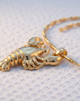 GAS BIJOUX - COLLIER BAMBOU HOMAREA DORE