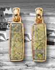 GAS BIJOUX - BOUCLES D'OREILLES AURA grand modèle CLIPS - AMAZONITE