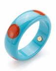 GAS BIJOUX - JONC COCCI ACETATE TURQUOISE