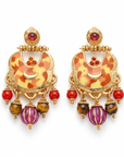 GAS BIJOUX - BOUCLES D'OREILLES HAVANA CLIPS EMAIL PETIT MODELE DORÉES
