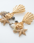 GAS BIJOUX - BOUCLES D'OREILLES SHELLITA DOREES