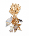 GAS BIJOUX - BOUCLES D'OREILLES SHELLITA DOREES