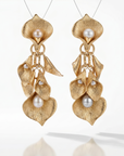 GAS BIJOUX - BOUCLES D'OREILLES CALLA PAMPILLES DORÉES - CLIPS