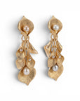 GAS BIJOUX - BOUCLES D'OREILLES CALLA PAMPILLES DORÉES - CLIPS
