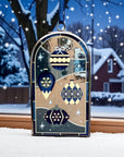 RITUEL DE LUNE - Vitrail lueur suspendue : BOULES DE NOEL