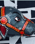 Masque décoration murale Inde vache sacré