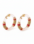 GAS BIJOUX - BOUCLES D’OREILLES CRÉOLES CAFTAN MM DORÉES