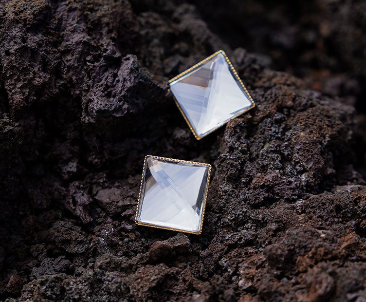 CHIC ALORS - Boucles d'oreilles CANDY blanc