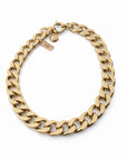 GAS BIJOUX - COLLIER MAILLE GOURMETTE doré à l'or fin
