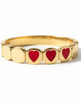 SIMONE A BORDEAUX - COLORFULL GOLD COEUR - CAPSULE ST VALENTIN - 2 tailles
