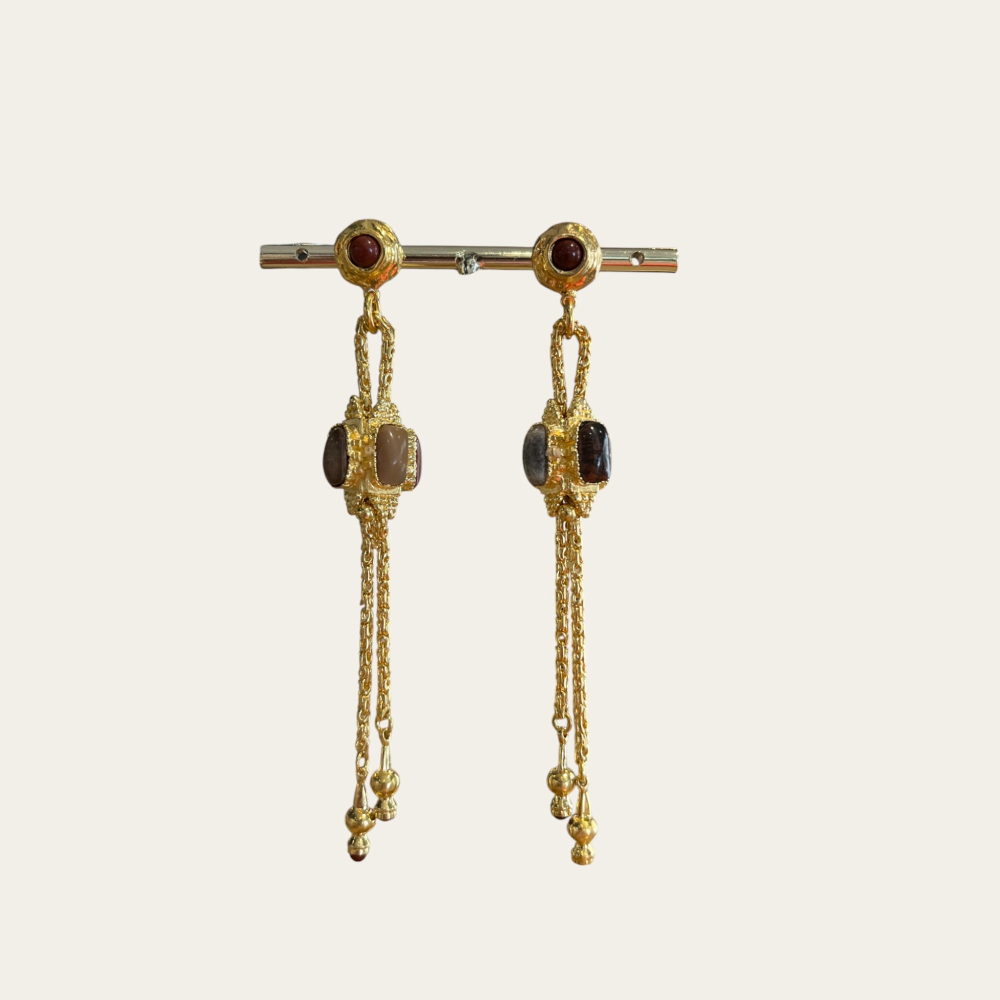 GAS BIJOUX - Boucles d'oreilles Talisman dorée -