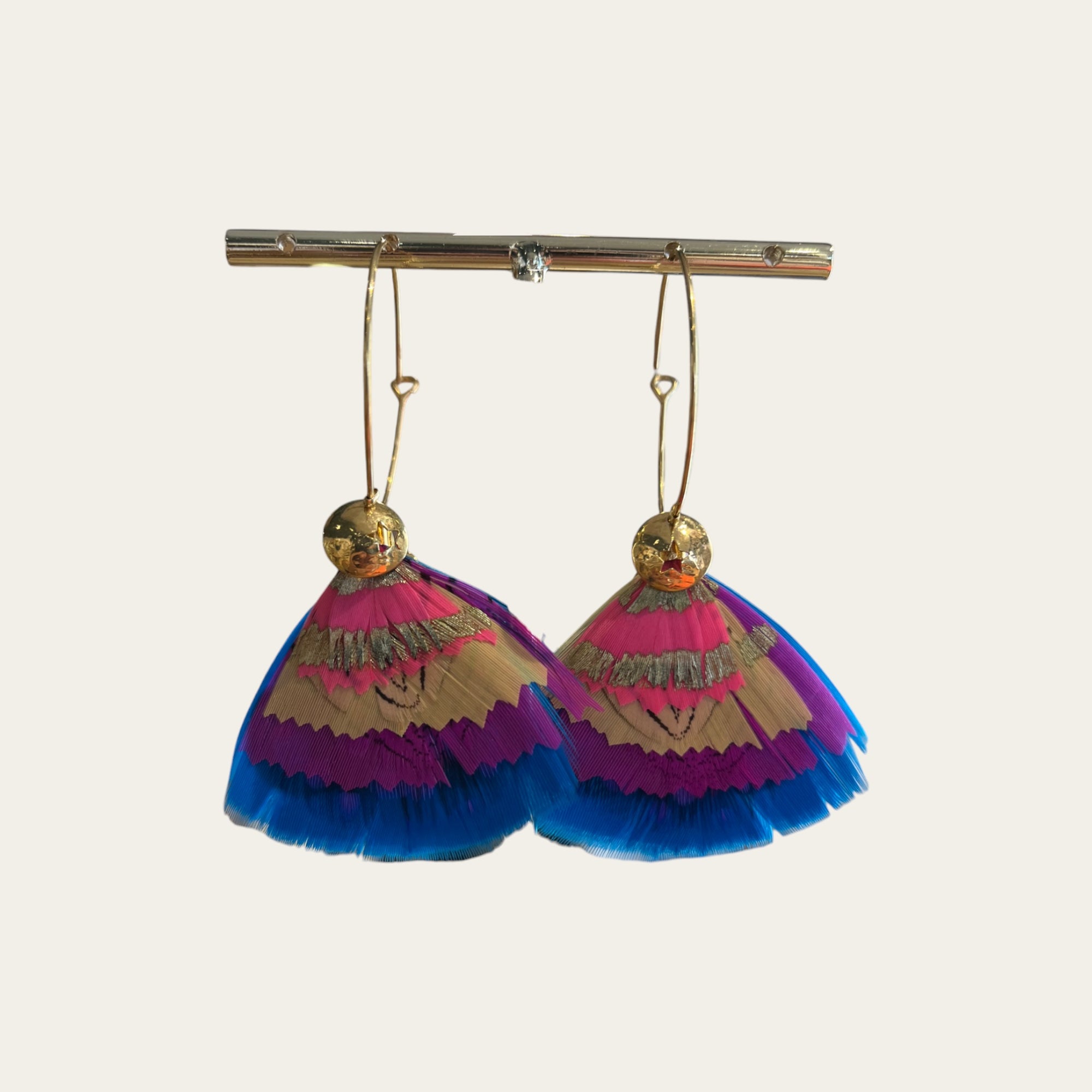 GAS BIJOUX - Boucles d'oreilles Bermude Bleu