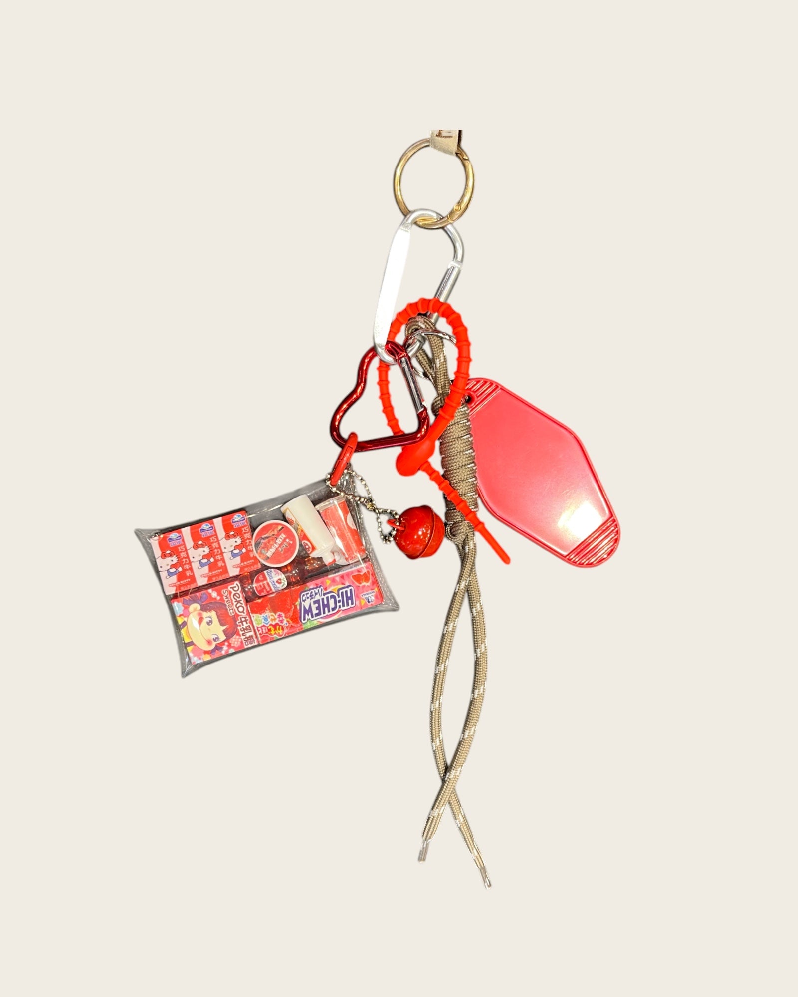 POP MART - Bijoux de sac Labubu Gris