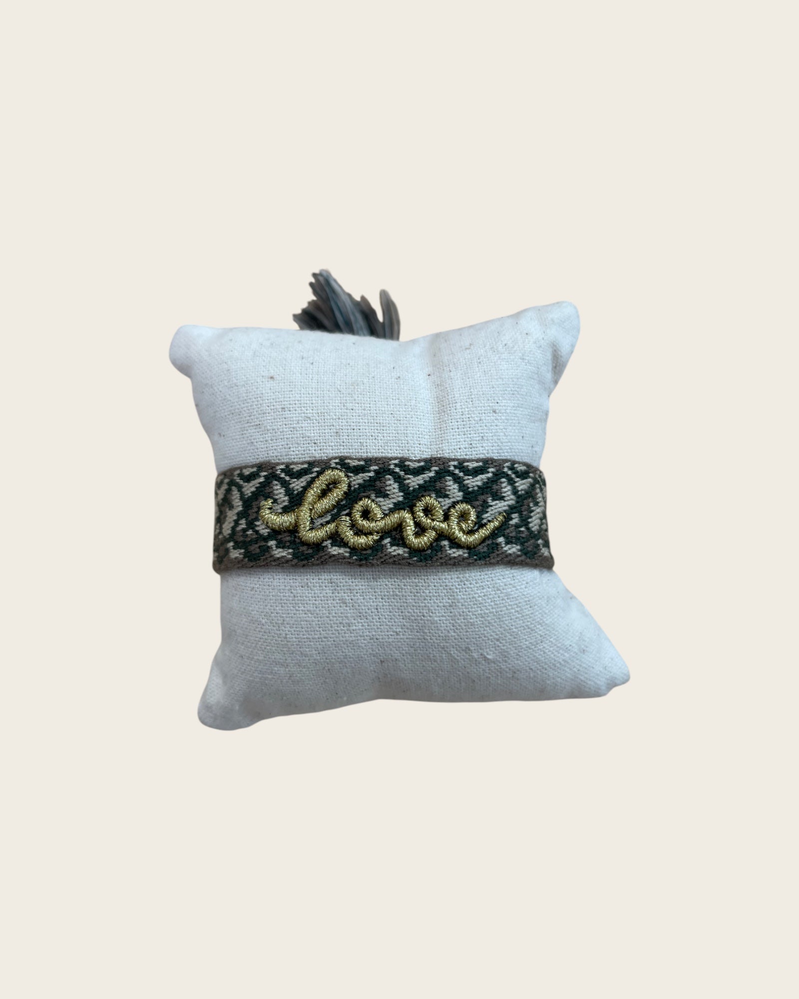 CREATION LOLOTTE - Bracelet Tissu Love