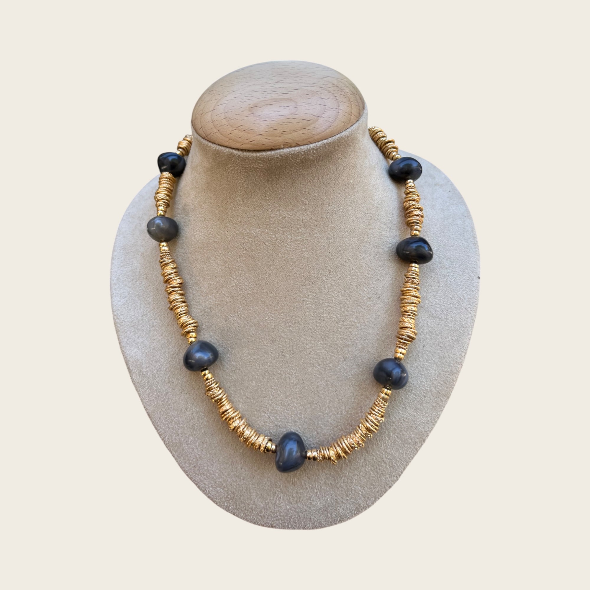 GAS BIJOUX - Collier Biba gris