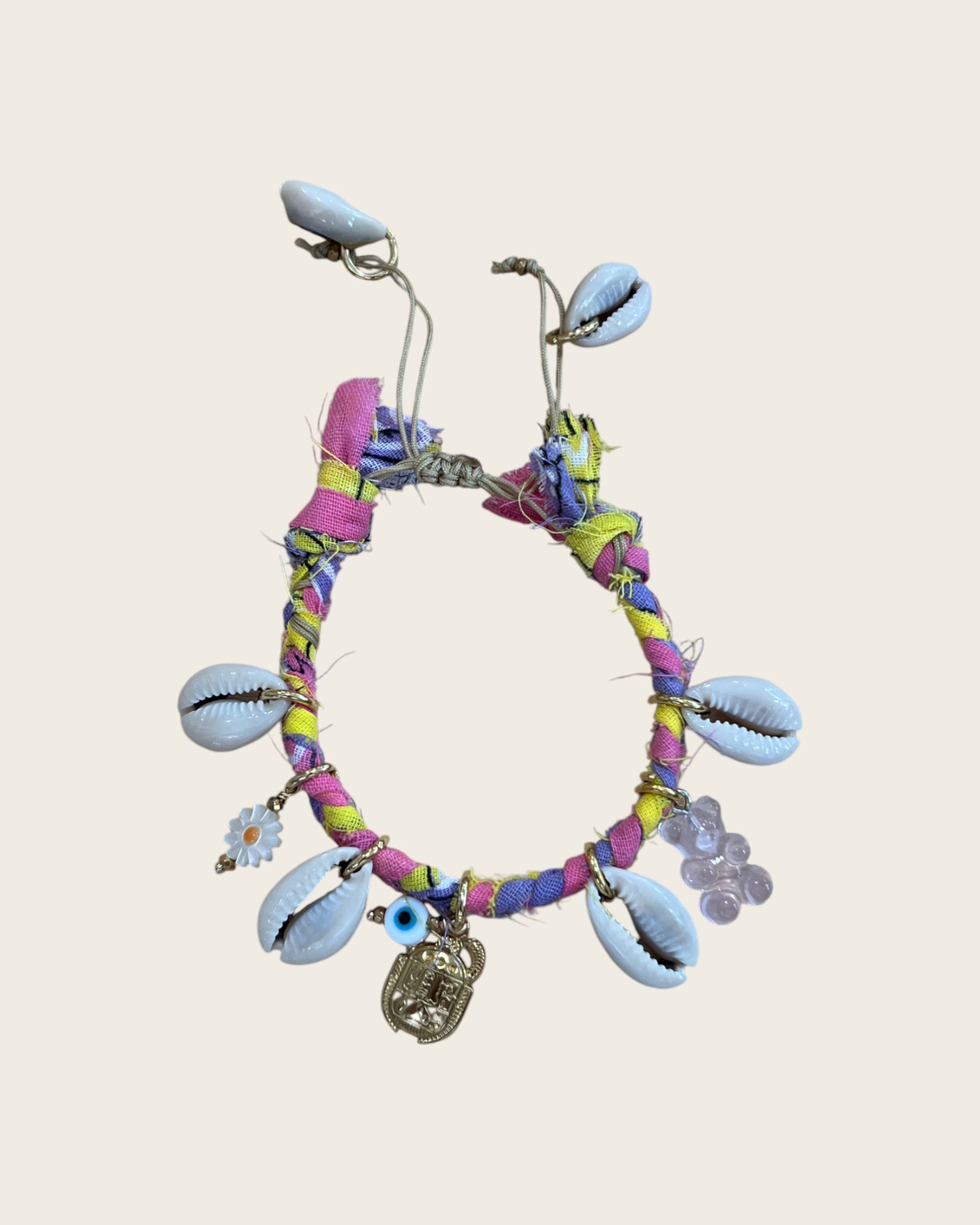 CREATION LOLOTTE - Bracelet Bandana Violet