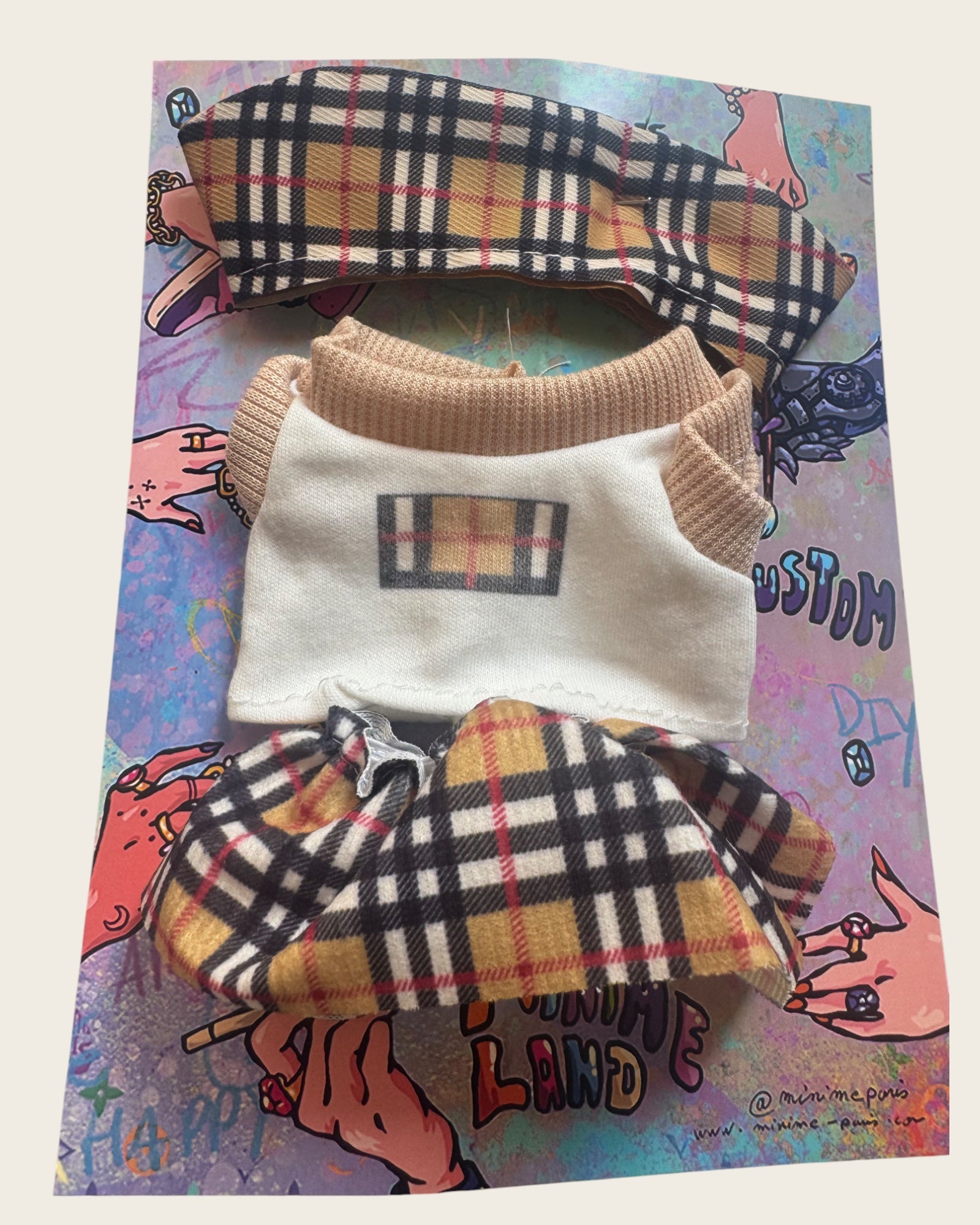 MINIMEPARIS - Vêtements Labubu Burberry