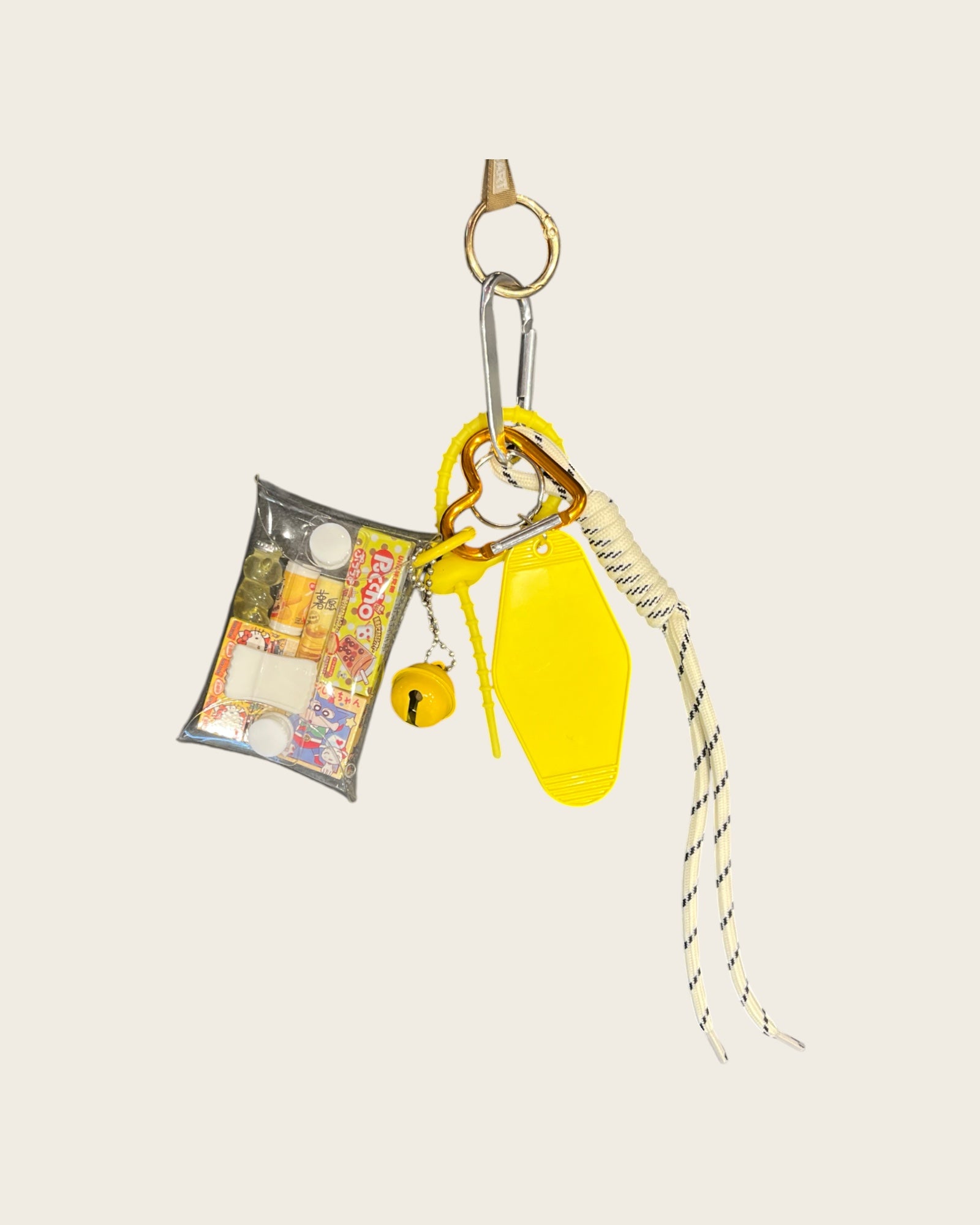 POP MART - Bijoux de sac Labubu Jaune
