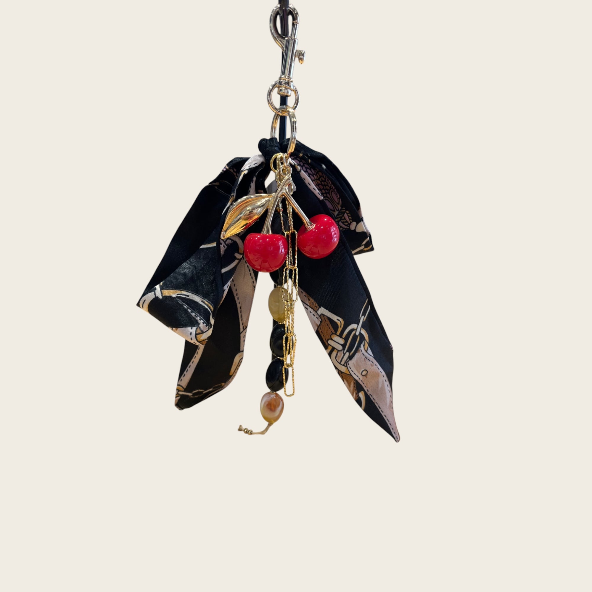 CREATION LOLOTTE - Bijoux de sac Cerise