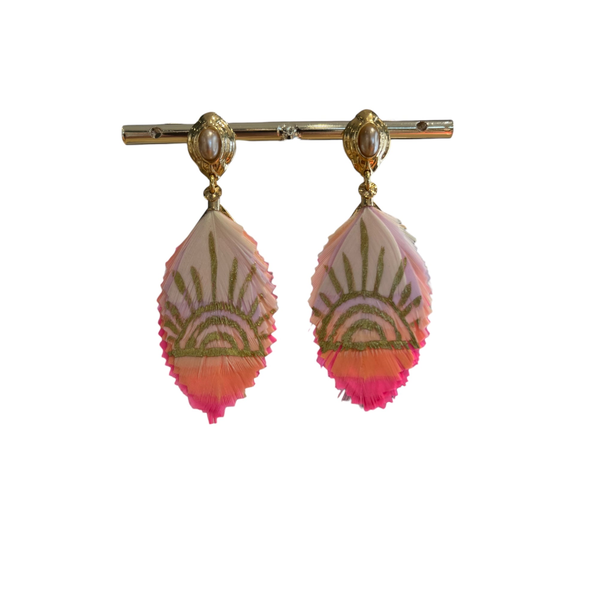 GAS BIJOUX - Boucles d'oreilles Sao Rose petit modèle - Soleil