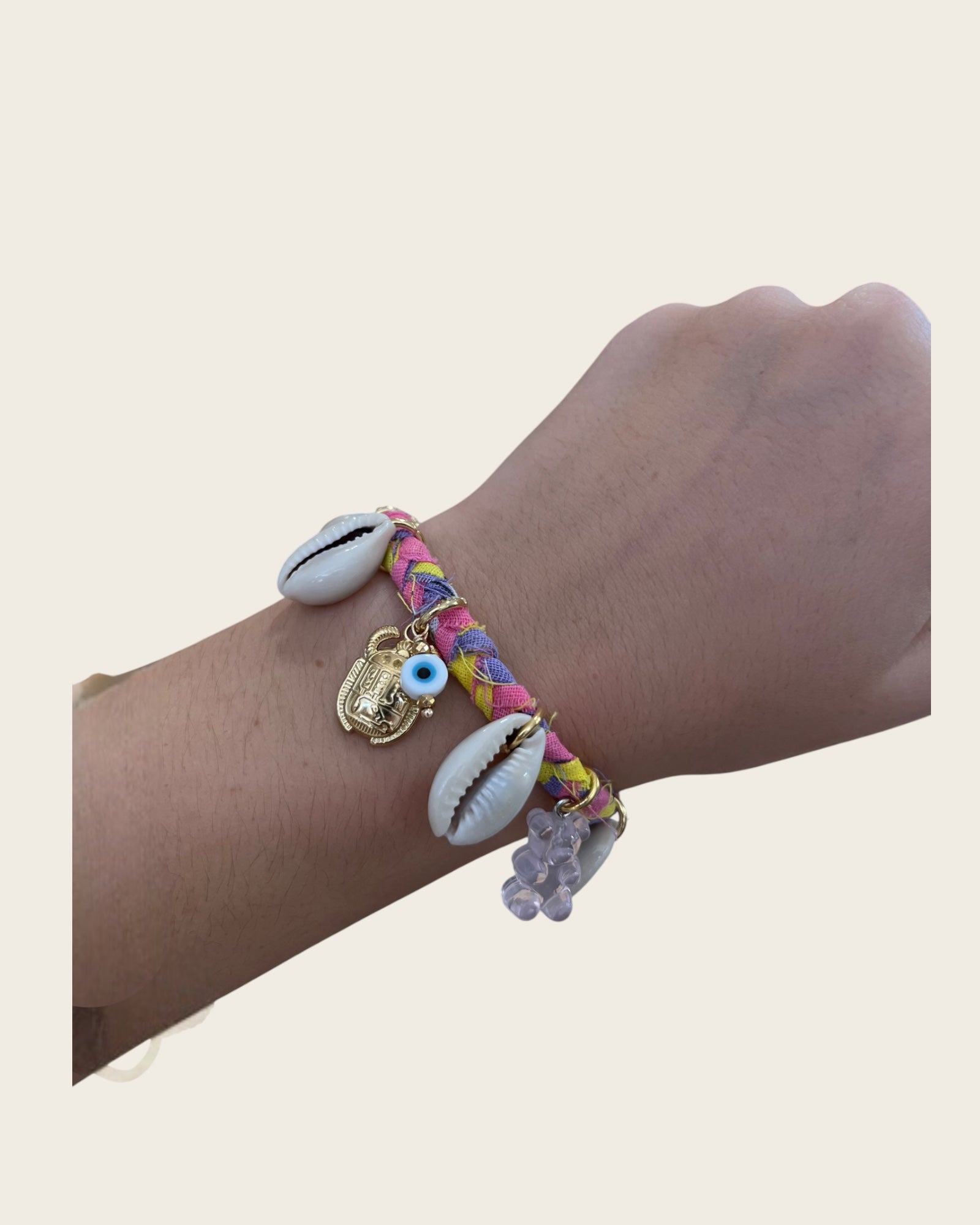 CREATION LOLOTTE - Bracelet Bandana Violet