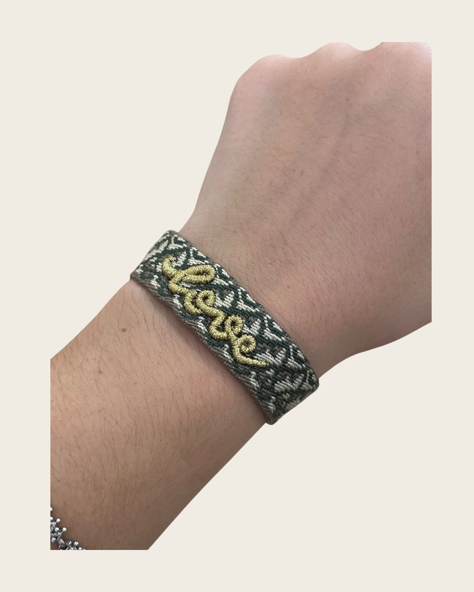 CREATION LOLOTTE - Bracelet Tissu Love