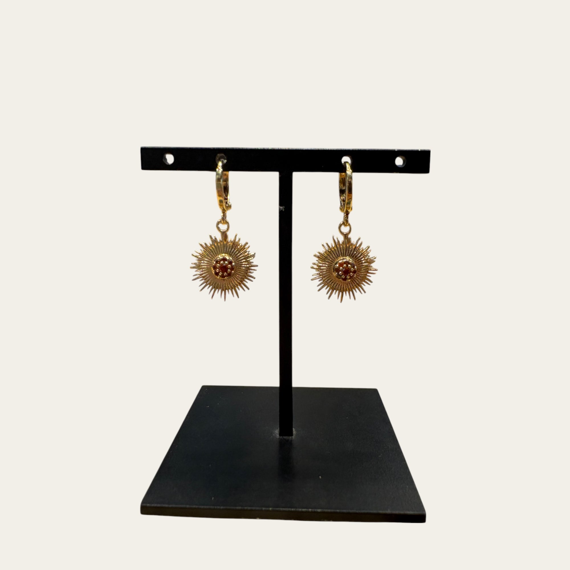 GAS BIJOUX - Boucles d'oreilles Tai dorées