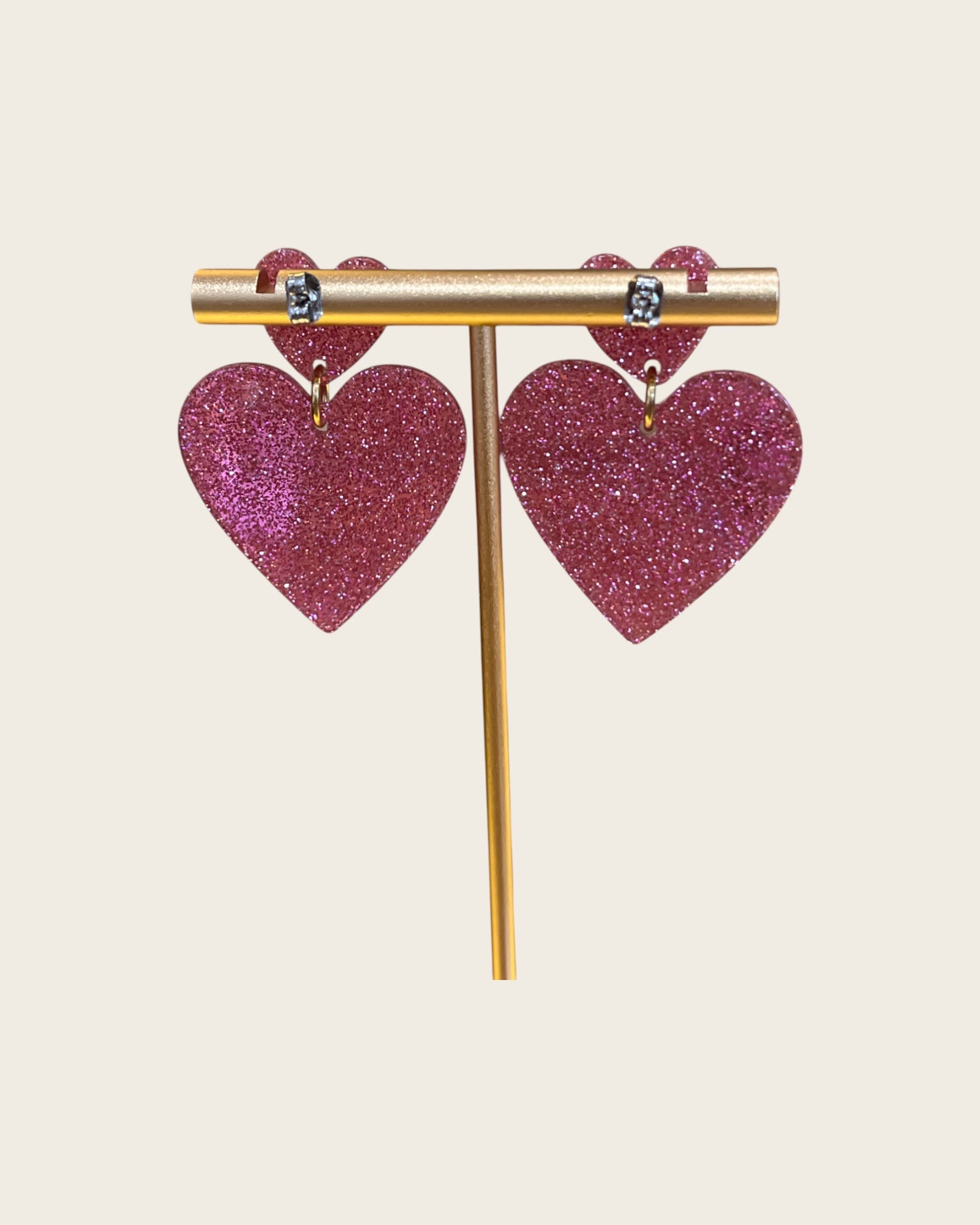 CREATION LOLOTTE - Boucles d'oreilles Rose