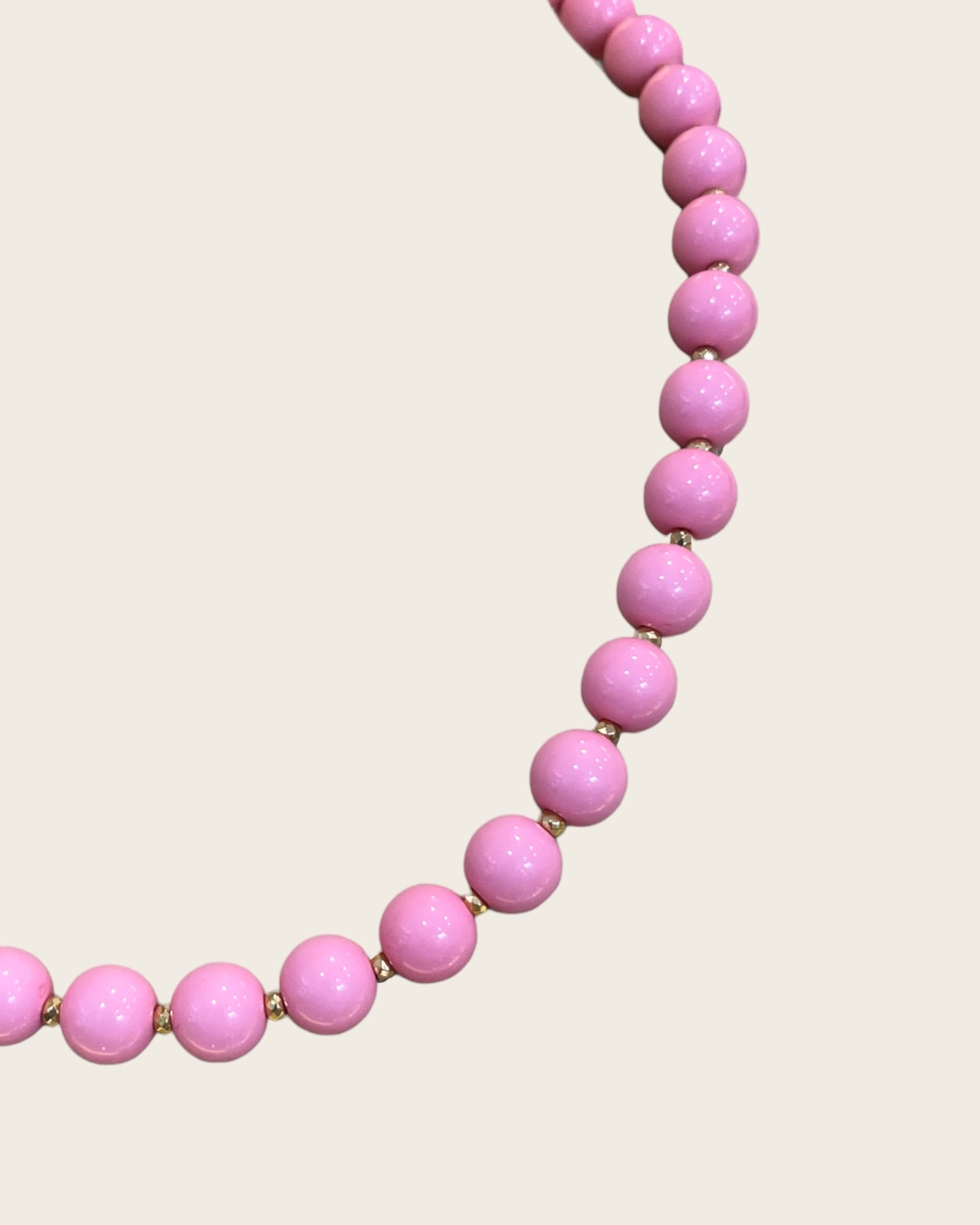 CREATION LOLOTTE - Collier Rose pâle