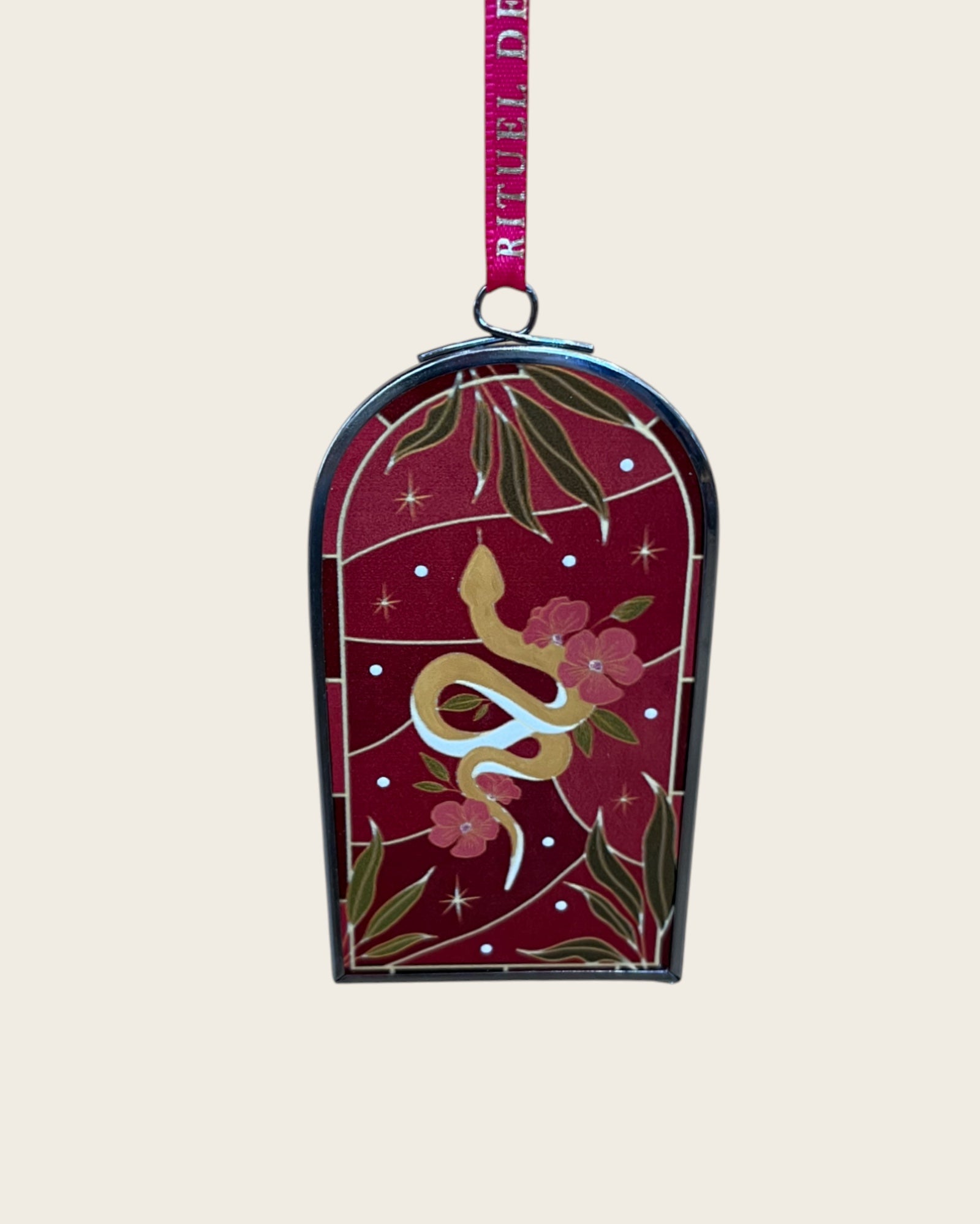RITUEL DE LUNE - Vitraux Lueur Suspendue, Serpent pour la Protection