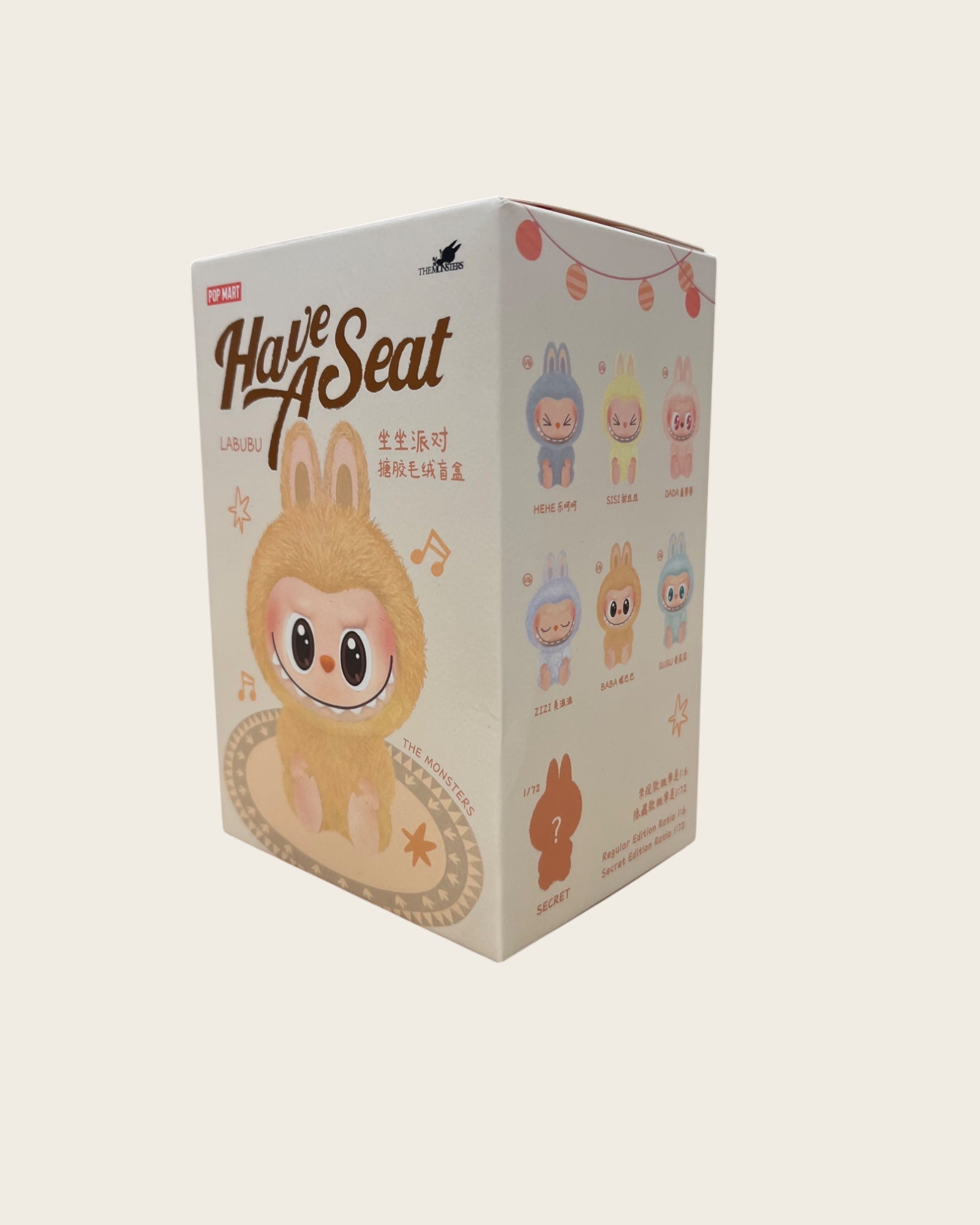 POPMART - Labubu - SERIE SECRET HAVE A SEAT - VERITABLE