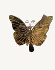 GAS BIJOUX - Broche BUTTERFLY Marron