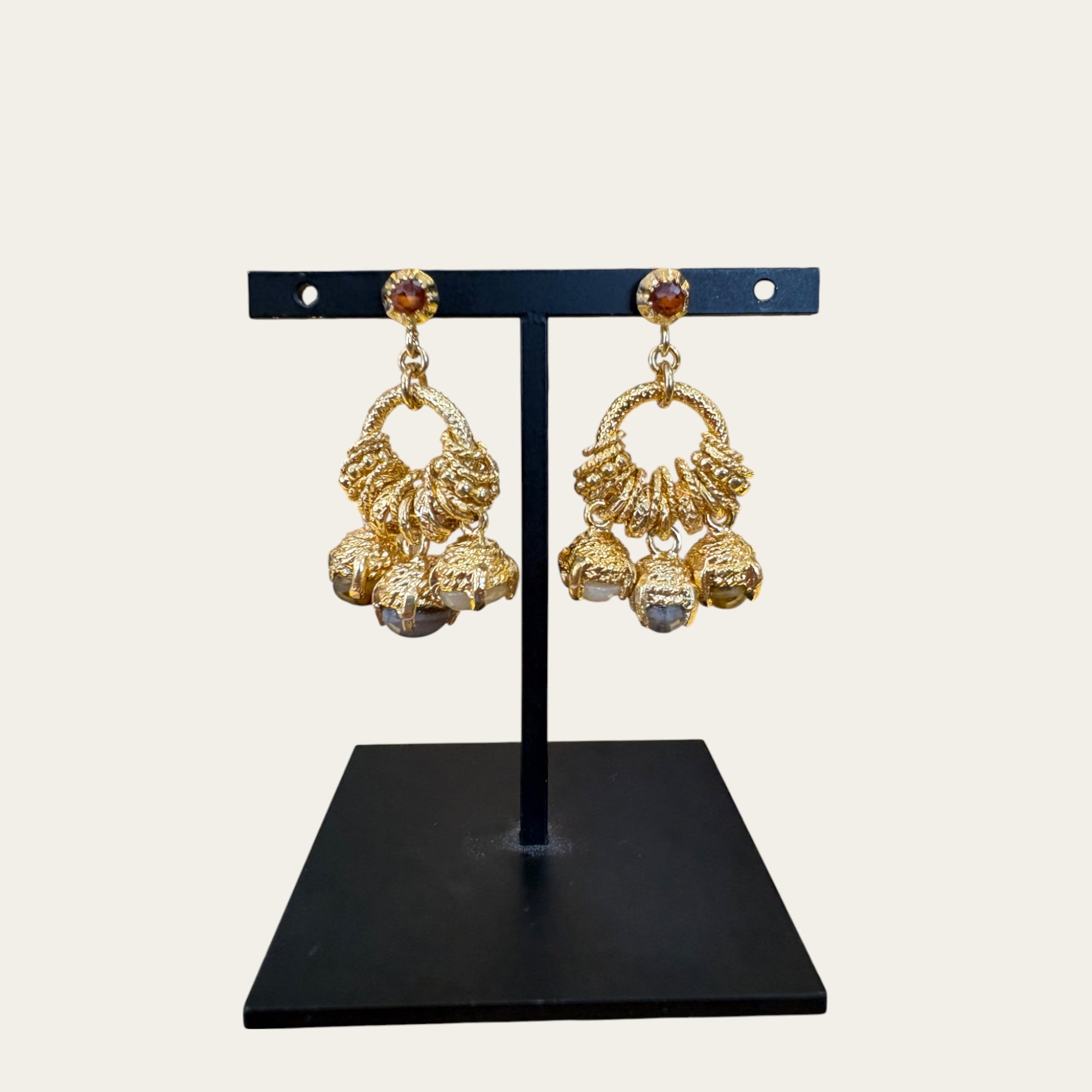 GAS BIJOUX - Boucles d'oreilles Lucce petit modèle dorées