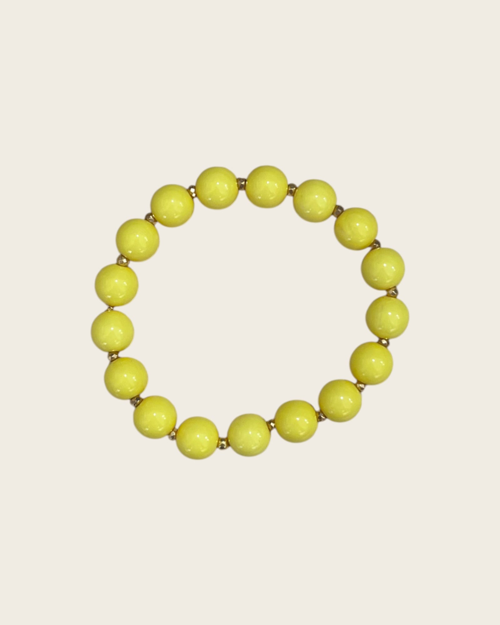 CREATION LOLOTTE - Bracelet Perles Jaune
