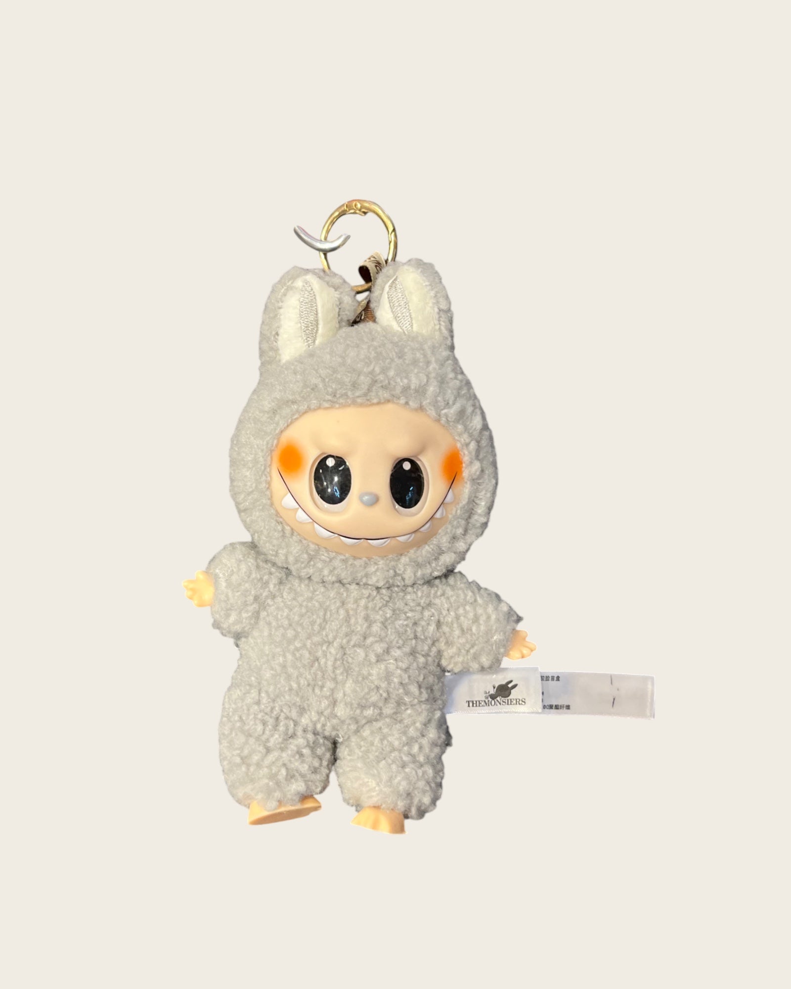 POP MART - Bijoux de sac Labubu Gris