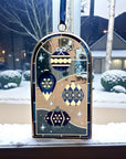 RITUEL DE LUNE - Vitrail lueur suspendue : BOULES DE NOEL