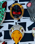 Masque décoration murale Inde tigre blanc 10cm