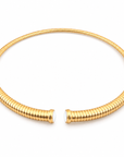 GAS BIJOUX - COLLIER ANTIGONE - NACRE BLANCHE - MÉTAL DORÉ