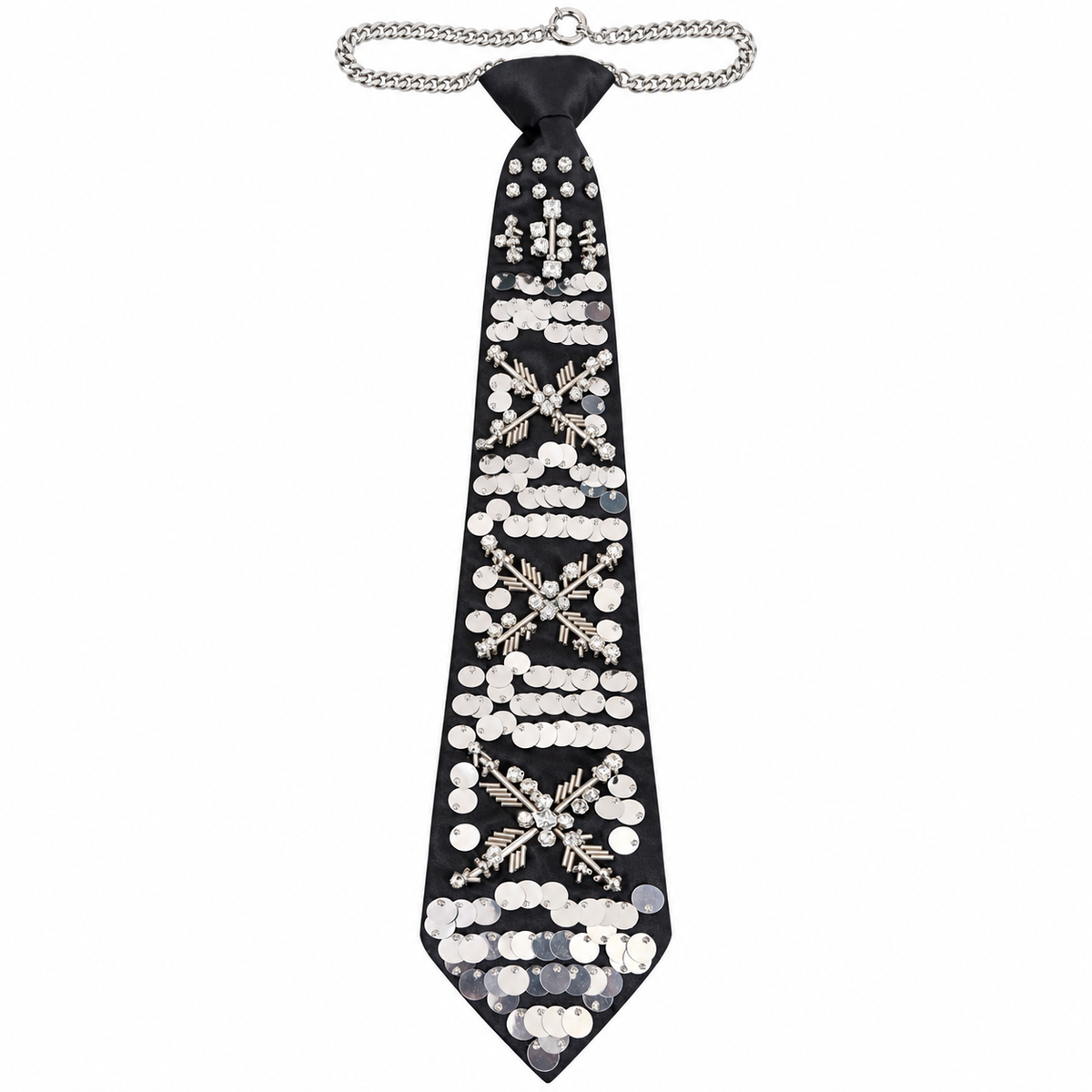 MINIMELAND PARIS - CRAVATE NOIRE AVEC SEQUINS