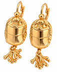 GAS BIJOUX - BOUCLES D'OREILLES SCARAMOUCHE - MÉTAL DORÉ