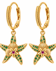 GAS BIJOUX - BOUCLES D'OREILLES TAO HOKU MÉTAL DORÉ